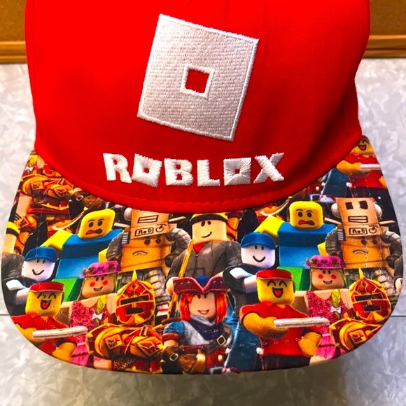Official Roblox Red Snap Back Trucker Hat / Baseball Cap - Youth OSFM - Picture 2 of 12